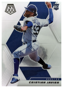 Cristian Javier - Panini Mosaic Base Set 2021, Nr. 255 – Rookie Card