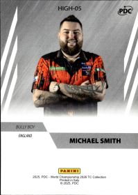 Michael Smith - Panini PDC World Championship TC Collection High Finisher 2026, Nr. HIGH-05 – Insert