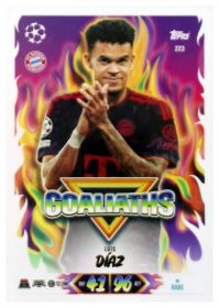 Luis Díaz - Topps Match Attax UEFA Club Competitions Goaliaths 2026-27, Nr. 223