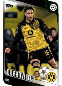Julien Duranville - Topps UEFA Club Competitions Base Set 2025-26, Nr. 25