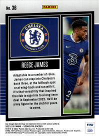 Reece James - Panini Score FIFA Base Set 2022-23, Nr. 36