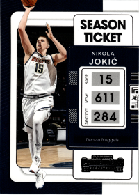 Nikola Jokić - Panini Contenders Season Ticket 2021-22, Nr. 68