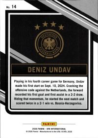 Deniz Undav - Panini DFB International Base Set 2026, Nr. 14
