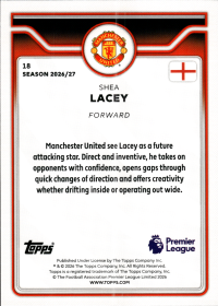 Shea Lacey - Topps Flagship Premier League Future Stars 2026-27, Nr. 18