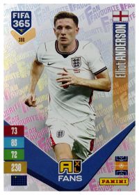 Elliot Anderson - Panini Adrenalyn XL FIFA 365 Fan Favourites 2026-27, Nr. 396 – Insert