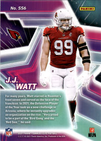 J.J. Watt - Panini Donruss Elite Star Status 2021, Nr. SS6 – Insert