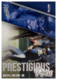 Russell Wilson - Panini Prestige Prestigious Pros 2021, Nr. PP-RW – Insert