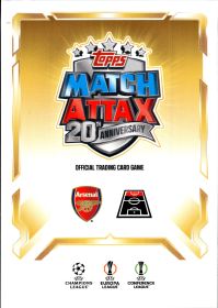 Bukayo Saka - Topps Match Attax UEFA Club Competitions Base Set 2026-27, Nr. 22 – Rare