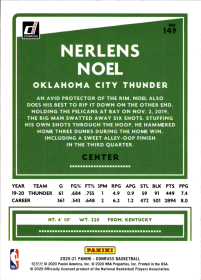 Nerlens Noel - Panini Donruss Base Set 2020-21, Nr. 149