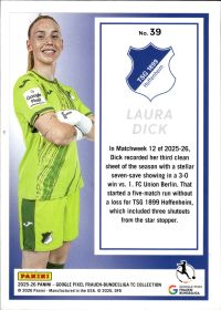 Laura Dick - Panini Frauen-Bundesliga TC Collection Base Set 2025-26, Nr. 39