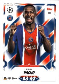 Willian Pacho - Topps Match Attax UEFA Club Competitions Base Set 2026-27, Nr. 336