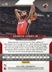 Derrick Jones Jr. - Panini Prizm Base Set 2020-21, Nr. 55