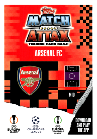 Bukayo Saka - Topps Match Attax UEFA Club Competitions Limited Edition 2023-24, Nr. LE 6