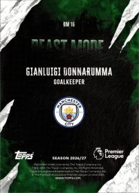 Gianluigi Donnarumma - Topps Flagship Premier League Beast Mode 2026-27, Nr. BM 16 – Insert