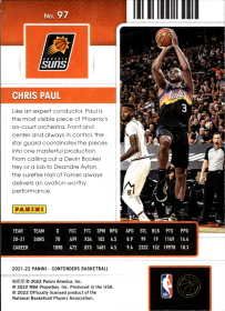 Chris Paul - Panini Contenders Season Ticket 2021-22, Nr. 97