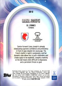 Liana Joseph - Topps Chrome UEFA Women's Champions League Dreamballer 2025-26, Nr. DB-12 – Rookie Card, Insert