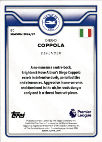 Diego Coppola - Topps Flagship Premier League Base Set 2026-27, Nr. 80