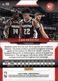 Cam Reddish - Panini Prizm Base Set 2020-21, Nr. 169