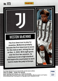 Weston McKennie - Panini Score FIFA Base Set 2022-23, Nr. 173