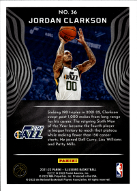 Jordan Clarkson - Panini Illusions Base Set 2021-22, Nr. 36