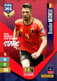 Brandon Mechele - Panini Adrenalyn XL FIFA 365 FIFA World Cup 2026 Stars 2026-27, Nr. 166