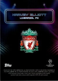 Harvey Elliott - Topps UEFA Club Competitions Showtime 2023-24