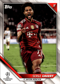 Serge Gnabry - Topps UEFA Champions League Base Set 2021-22, Nr. 163