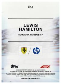 Lewis Hamilton - Topps Chrome Formula 1 Helmet Collection 2025, Nr. HC-2