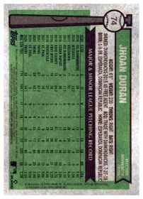 Jhoan Duran - Topps Heritage Base Set 2025, Nr. 74