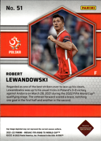 Robert Lewandowski - Panini Mosaic FIFA Road to World Cup Base Set 2021-22, Nr. 51