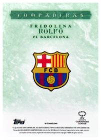 Fridolina Rolfö - Topps Aitana Bonmatí Platinum Curated Set Compañeras 2023-24