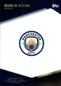 Kevin De Bruyne - Topps Manchester City Team Set Icons 2021-22
