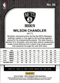 Wilson Chandler - Panini Hoops Premium Stock Base Set 2019-20, Nr. 86