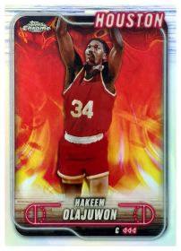 Hakeem Olajuwon - Topps Chrome Base Set 2024-25, Nr. 115 – Refractor
