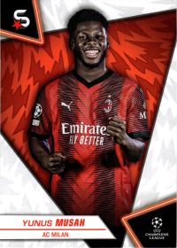 Yunus Musah - Topps Superstars UEFA Club Competitions Base Set 2023-24, Nr. 5