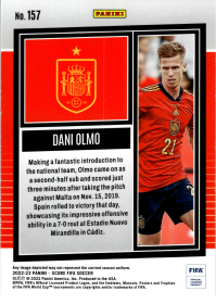 Dani Olmo - Panini Score FIFA Base Set 2022-23, Nr. 157