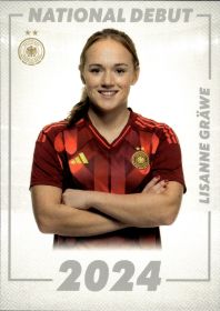 Lisanne Gräwe - Panini DFB-Frauen Team-Set National Debut 2025, Nr. DEB-10 – Insert