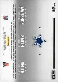 Aldon Smith / DeMarcus Lawrence / Jaylon Smith - Panini Score 3D 2021, Nr. 3D11