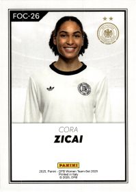 Cora Zicai - Panini DFB-Frauen Team-Set FOC 2025, Nr. FOC-26 – Insert
