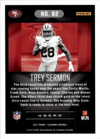 Trey Sermon - Panini Illusions Base Set 2021, Nr. 82 – Rookie Card