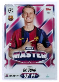 Frenkie de Jong - Topps Match Attax UEFA Club Competitions Attax Master 2026-27, Nr. 123