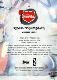 Race Thompson - Topps G League Base Set 2024-25, Nr. 51