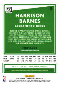 Harrison Barnes - Panini Donruss Optic Base Set 2020-21, Nr. 35