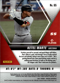 Ketel Marte - Panini Mosaic Base Set 2021, Nr. 65