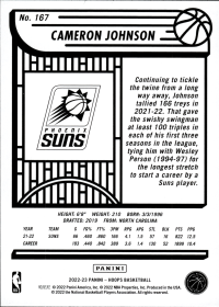 Cameron Johnson - Panini Hoops Base Set 2022-23, Nr. 167