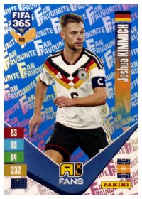 Joshua Kimmich - Panini Adrenalyn XL FIFA 365 Fan Favourites 2026-27, Nr. 400 – Blue, Insert