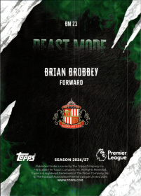 Brian Brobbey - Topps Flagship Premier League Beast Mode 2026-27, Nr. BM 23 – Insert