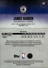 James Harden - Topps Signature Class Base Set 2025-26, Nr. 62