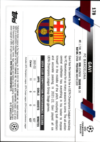 Gavi - Topps Chrome UEFA Club Competitions Future Stars 2022-23, Nr. 178 – All-Star Rookie