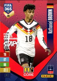 Nathaniel Brown - Panini Adrenalyn XL FIFA 365 FIFA World Cup 2026 Stars 2026-27, Nr. 174